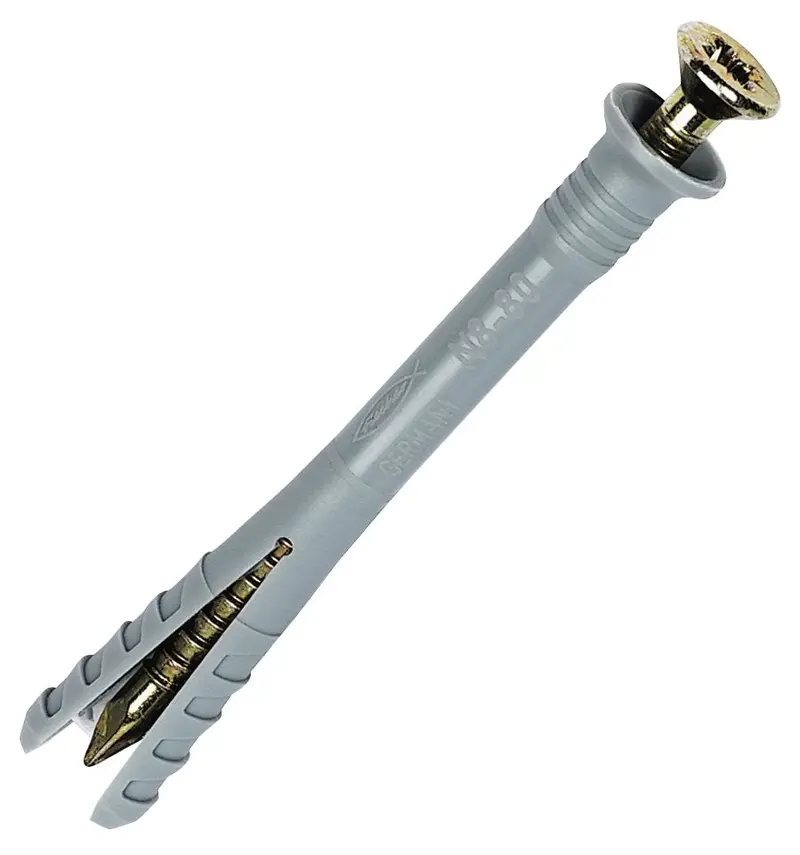 Fischer Nylon Hammerfix Plugs – 8Mm X 80Mm, 50-Pack 1