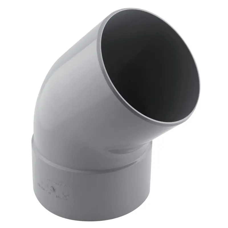 Fitt 125Mm Grey 45° Solvent-Weld Male-Female Bend 1