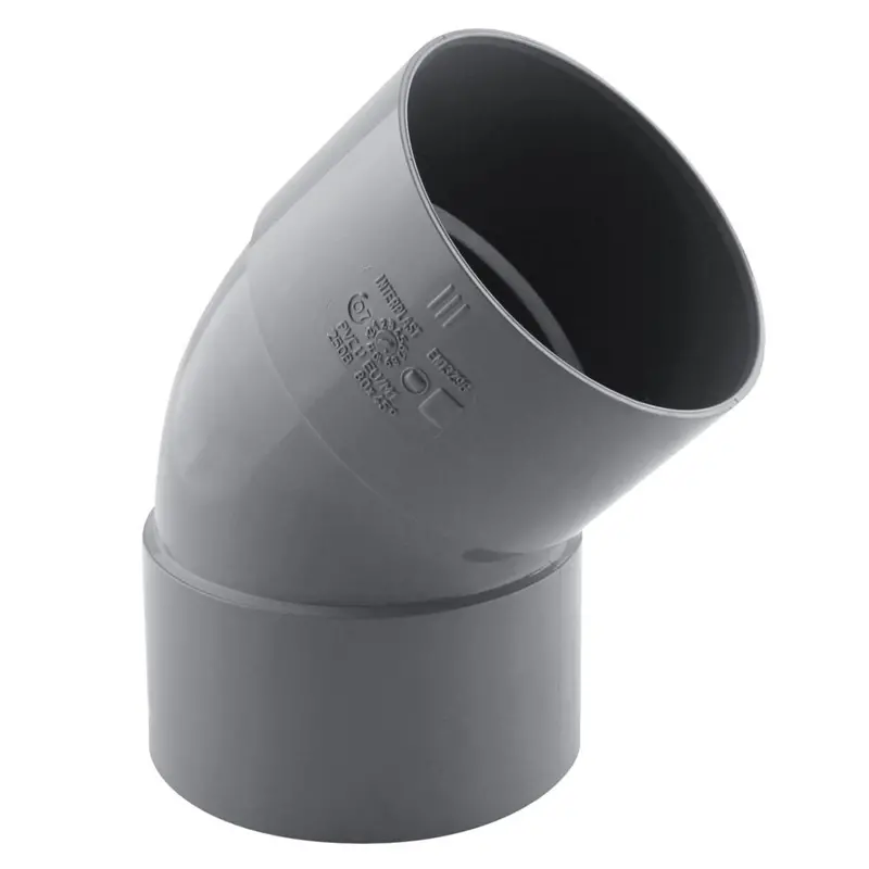 Fitt Grey 80Mm Solvent Weld 45° Female Elbow 1