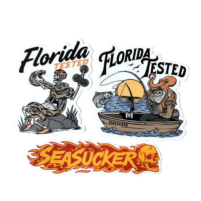 Florida Tested Sticker Collection Pack 1