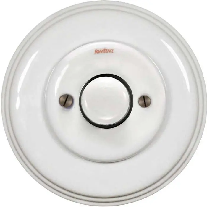 Fontini Led Dimmer Switch – White Porcelain, 4–100W Universal Compatibility 1