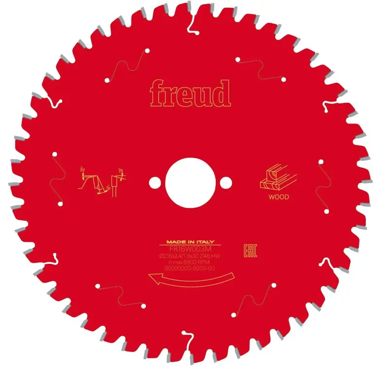 Freud 216Mm Mitre Saw Blade For Wood – 30Mm Arbor, 48-Tooth Fine-Finish Design 1