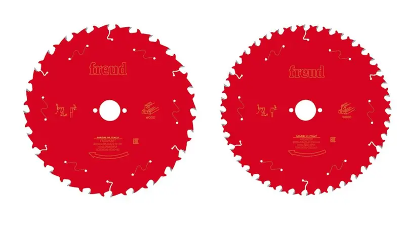Freud 250Mm Dual-Pack Table Saw Blades – 30Mm Arbor, 24T & 40T Combo Set 1