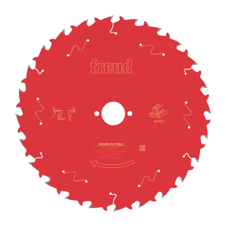 Freud 250Mm Rough-Cut Table Saw Blade – 30Mm Arbor, 24-Tooth Fast Feed Rate 1