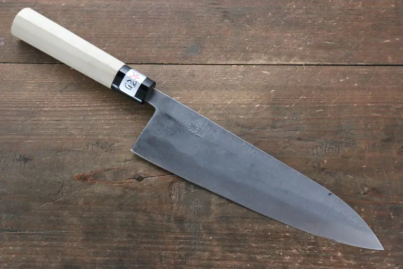 Fujiwara Teruyasu White #1 Nashiji Gyuto Chef Knife – 210Mm, Magnolia Wood Handle 1