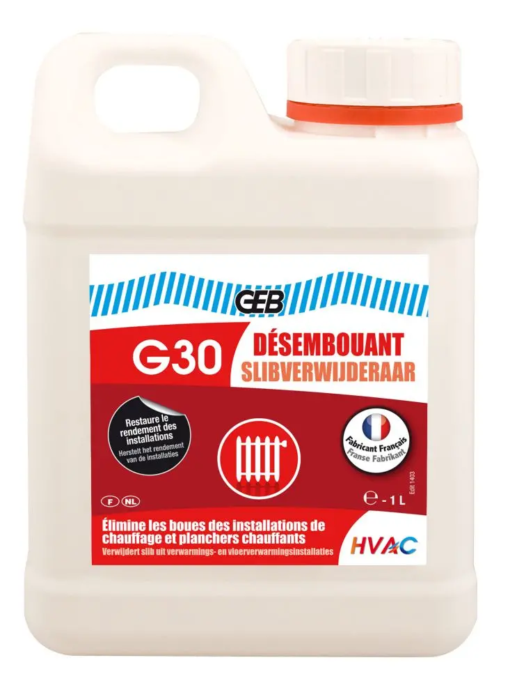 Geb G30 Drain & Boiler Sludge Remover: 1 Litre 1