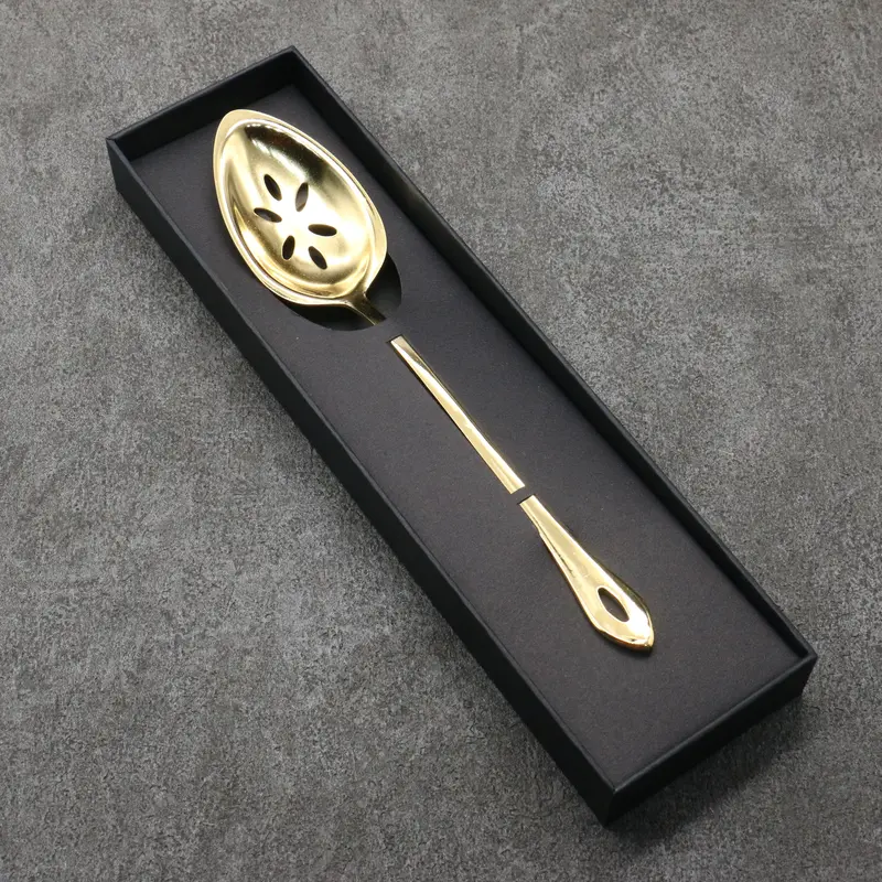 Gestura Gold-Plated Strainer Spoon – 235Mm 1