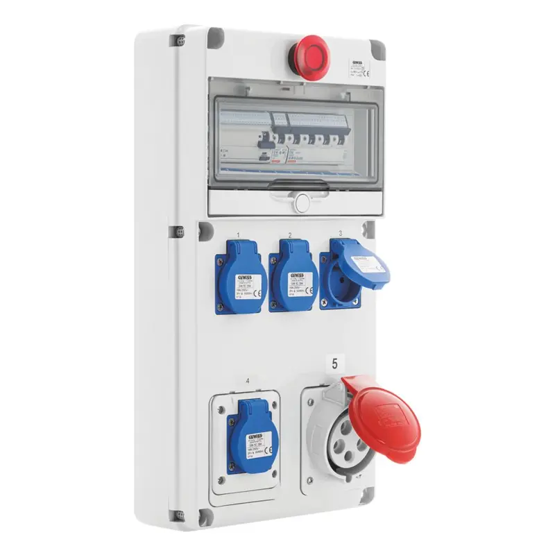 Gewiss 26Kva Three-Phase Transformer Distribution Kit – 400V Input, 4×230V + 1×400V Output 1