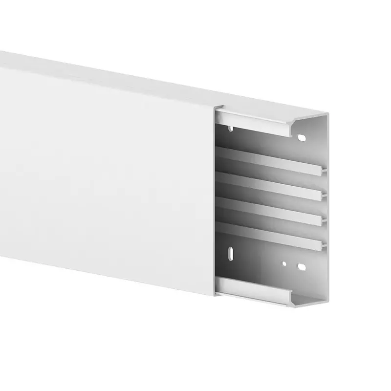Ggk White Plastic Trunking – 190×62Mm × 1.3M, Single Unit 1