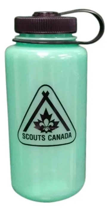 Glow-In-The-Dark 1L Scout Logo Water Bottle 1