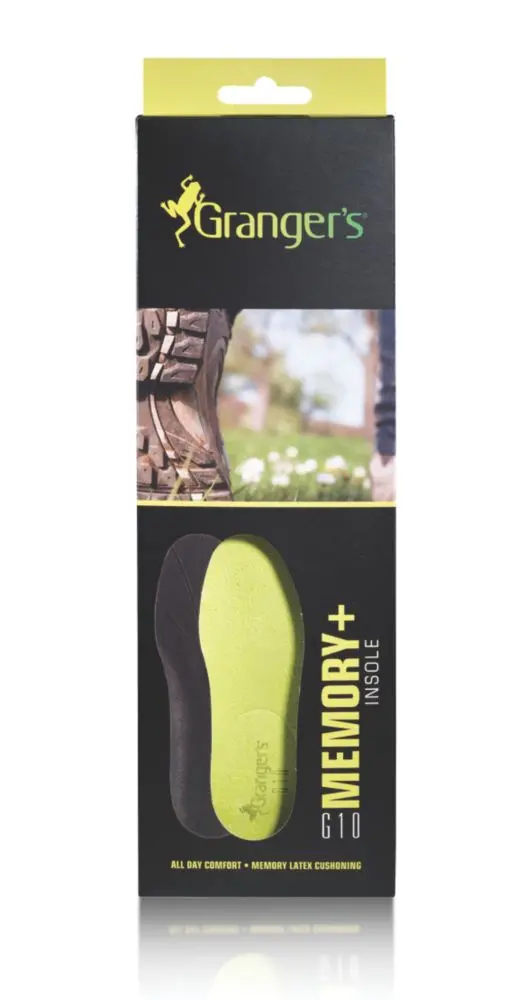 Grangers Memory+ Comfort Insoles – Size 42 1
