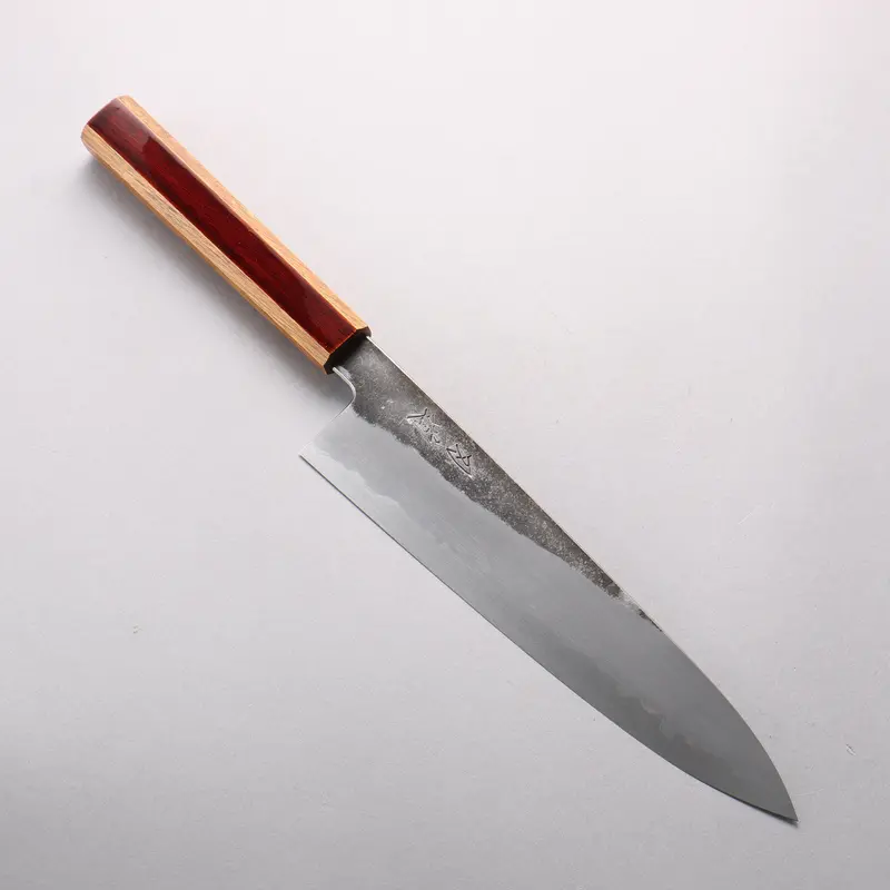 Hado Kirisame White Steel #1 Gyuto – 240Mm Traditional Chef Knife, Kijiro-Nuri Lacquered Handle 1