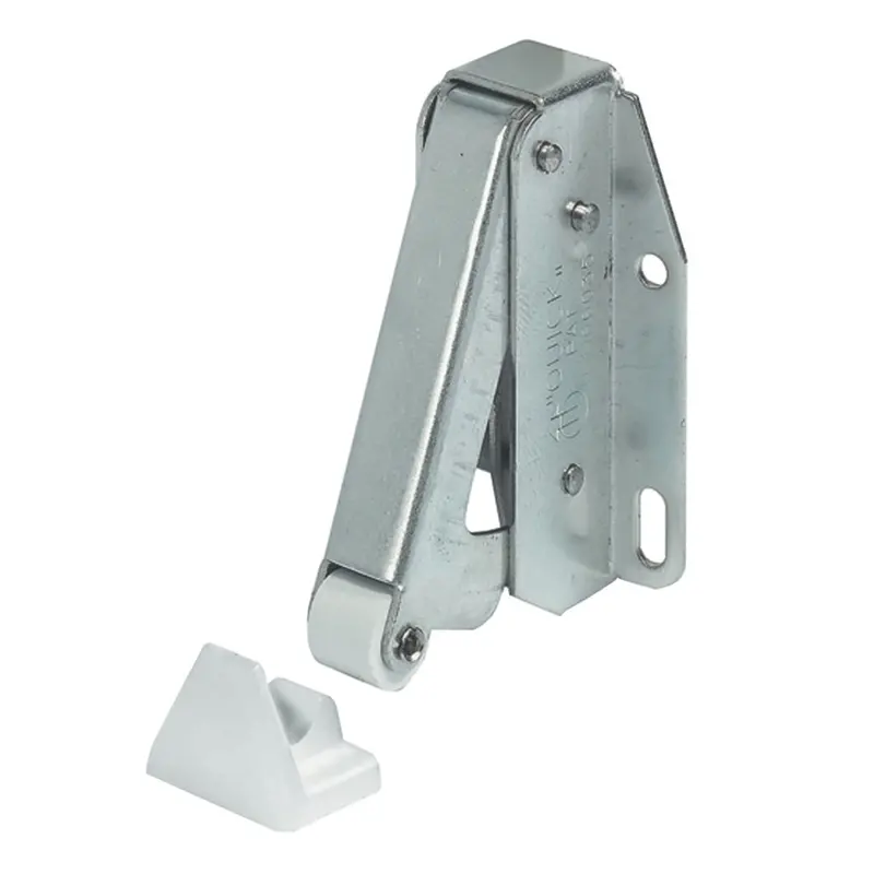 Häfele Spring-Loaded Cabinet Catch – 95 × 145Mm Bright Steel (2-Pack) 1