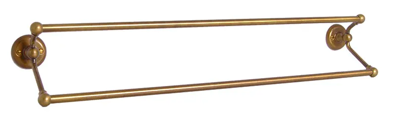 Haga Double-Tier Bronze Towel Bar 1