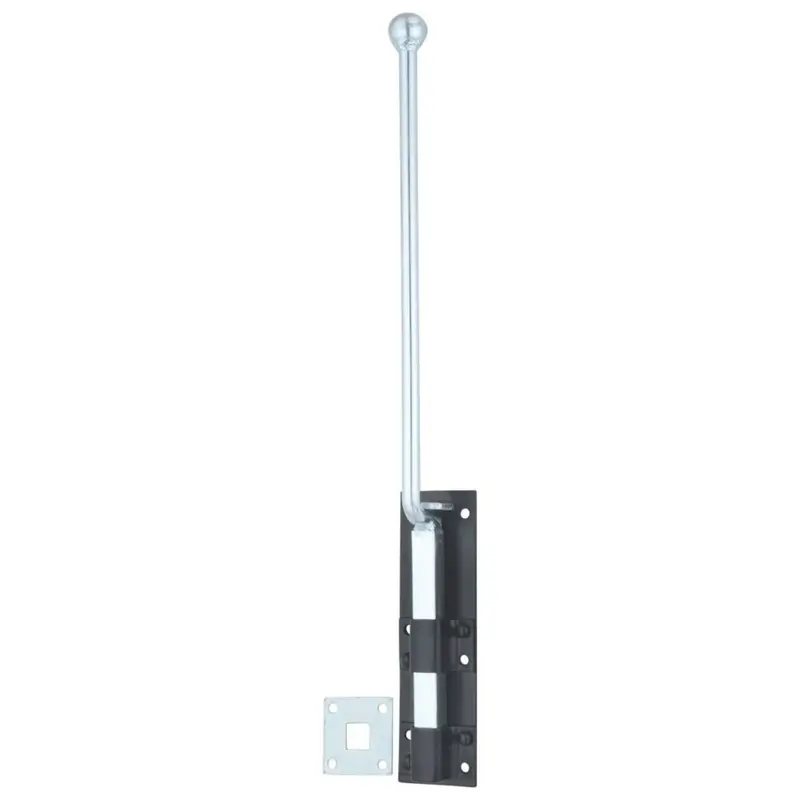 Hardware Solutions Extended Monkey Tail Bolt – 470Mm Black Finish 1