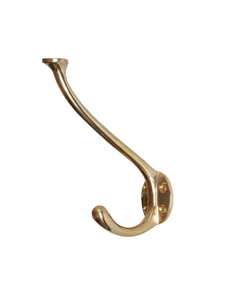 Hat Hook – Solid Brass, Bårebo Design 1