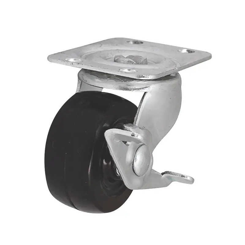 Heavy-Duty Braked Swivel Castor – 50Mm Diameter (Tpr-Tread) 1