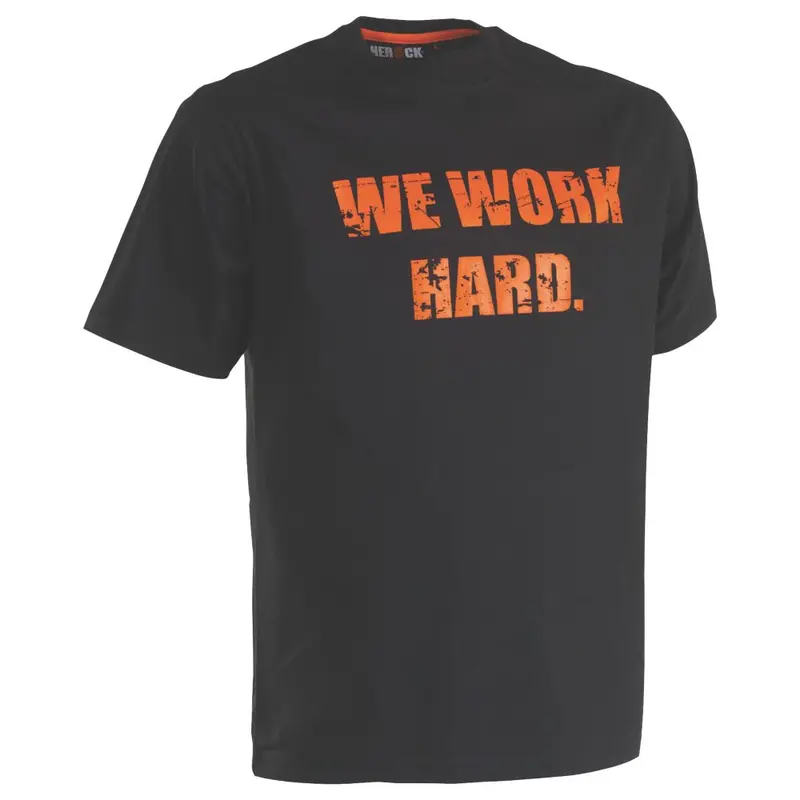 Herock Anubis Black Short-Sleeve Crew Neck T-Shirt – L 1