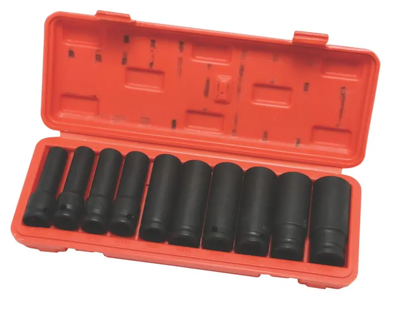 Hilka Pro-Craft 10-Piece 12-Inch Drive Deep Impact Socket Set 1