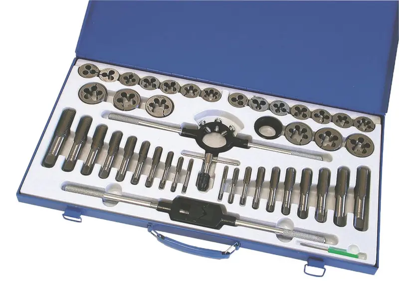 Hilka Pro-Craft 45-Piece Mixed Tap And Die Set (M6–M24) 1