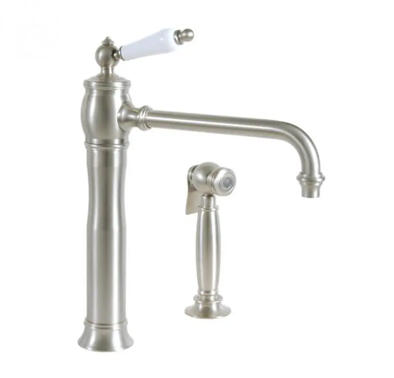 Horus Eloise Kitchen Faucet With Pull-Down Sprayer – Matte Nickel Finish 1