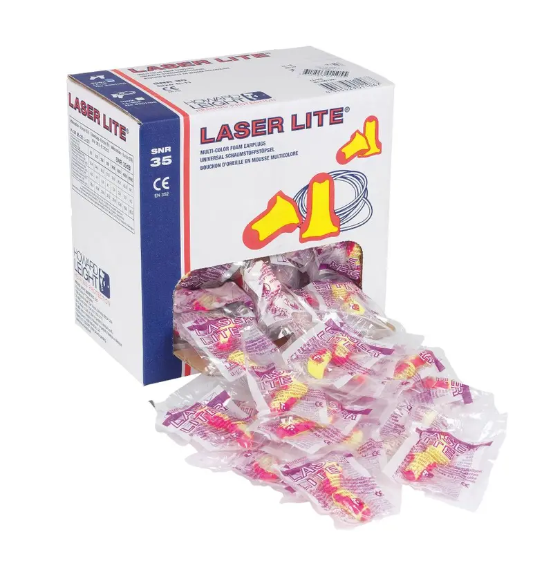 Howard Leight Laser Lite Uncorded Foam Ear Plugs – 35Db Nrr, 200 Pairs 1