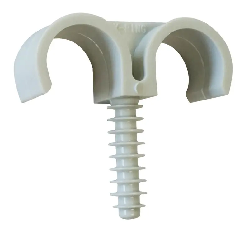 Ing Double Round Conduit Clip – 20 Mm Ø – 25-Count Pack 1