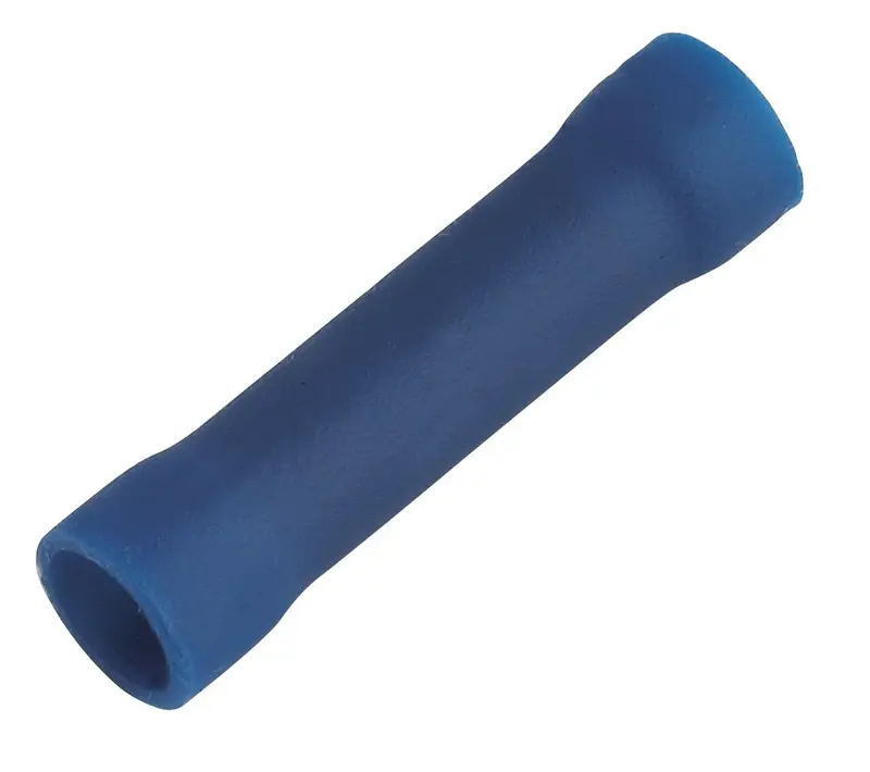 Insulated Blue Crimp Butt Connectors – 1.5–2.5 Mm², 100-Pack 1