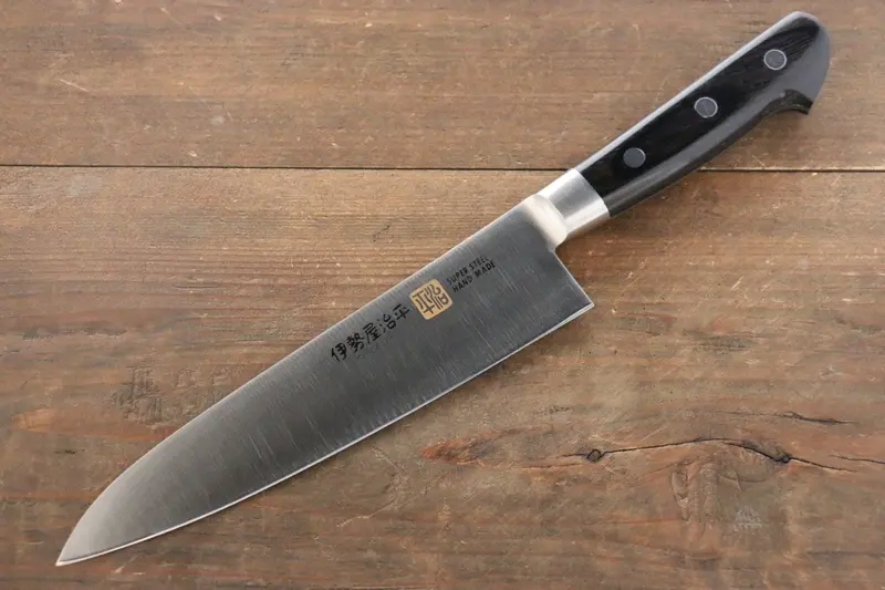 Iseya Molybdenum Gyuto Chef Knife – 180Mm Black Pakkawood Handle 1