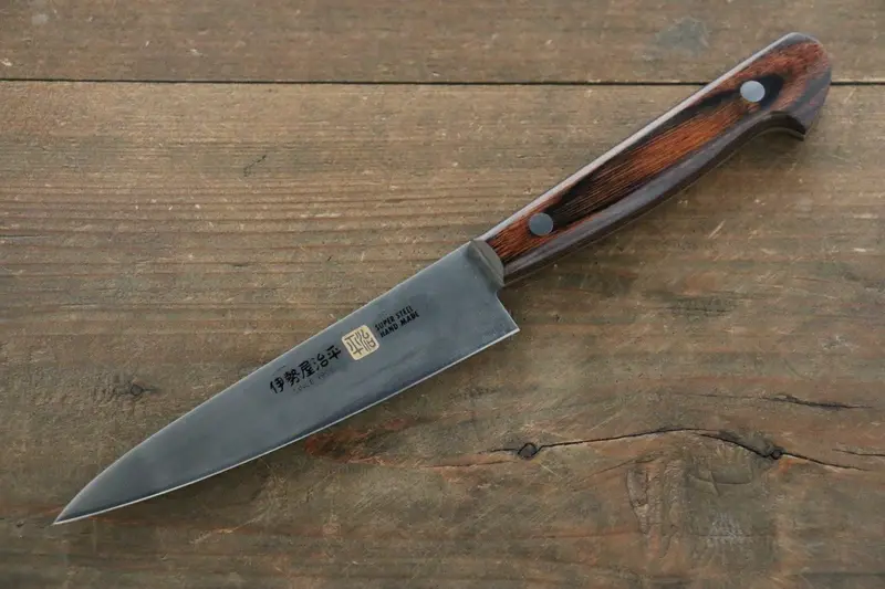 Iseya Molybdenum Petty Knife – 120Mm Mahogany Handle 1