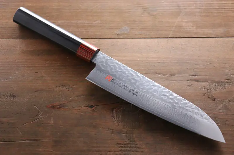 Iseya Vg10 Damascus Santoku Chef Knife – 180Mm 1