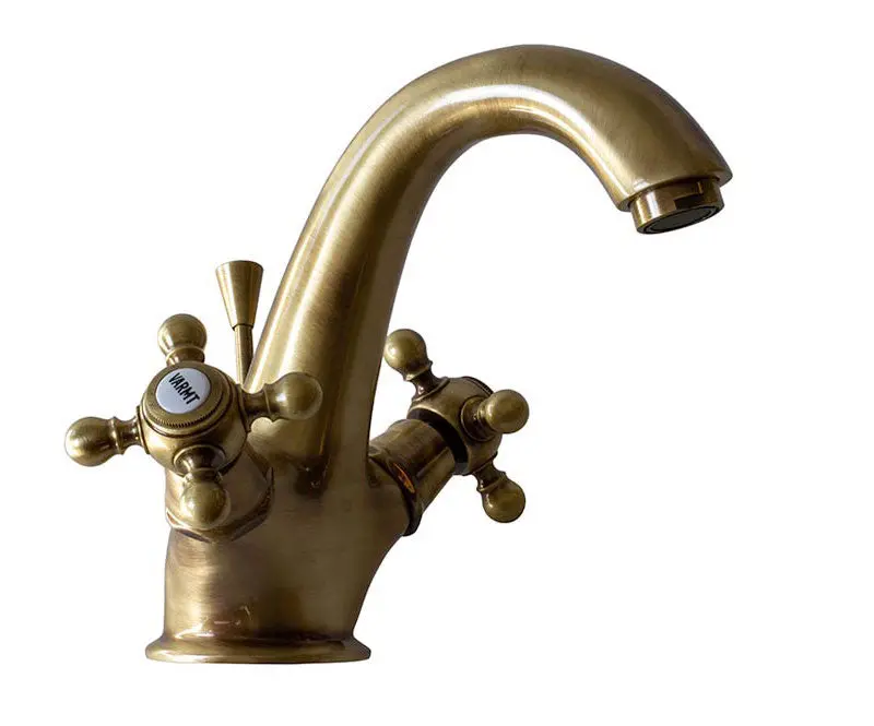 Islington Washstand Mixer Tap – Antique Bronze 1