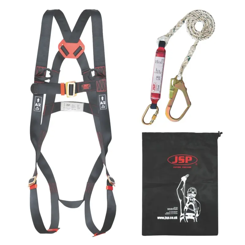 Jsp Spartan Single-Tail Fall Arrest Kit – 2-Metre Energy-Absorbing Lanyard 1