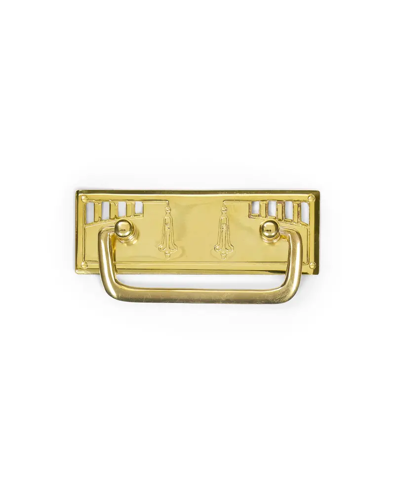 Jugend-Style Furniture Fitting In Brass 1