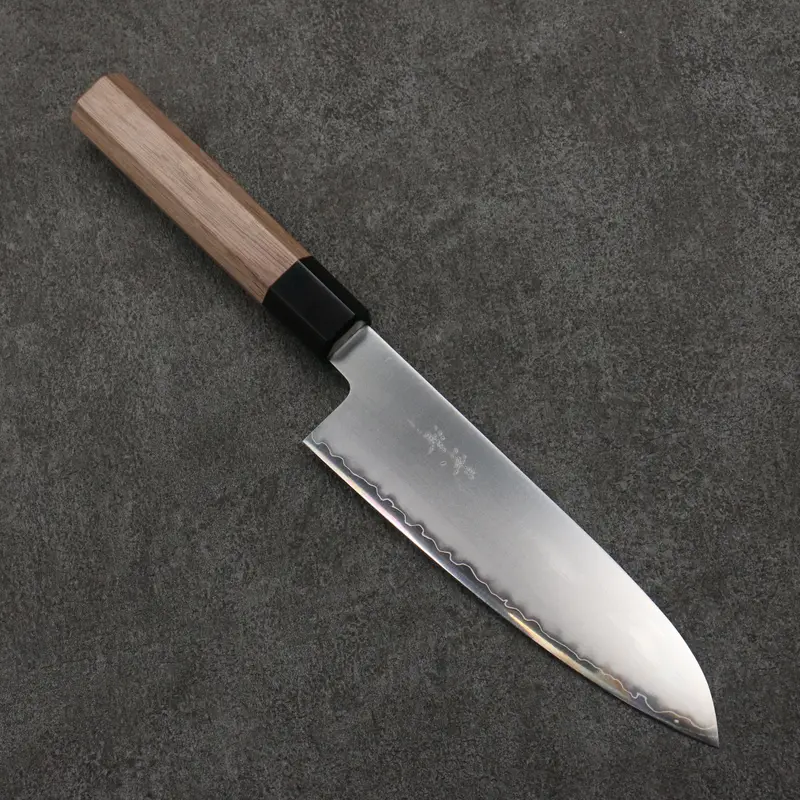 Kagekiyo Chromax Santoku 180Mm – Corrosion-Resistant Steel, Walnut Wood Handle 1