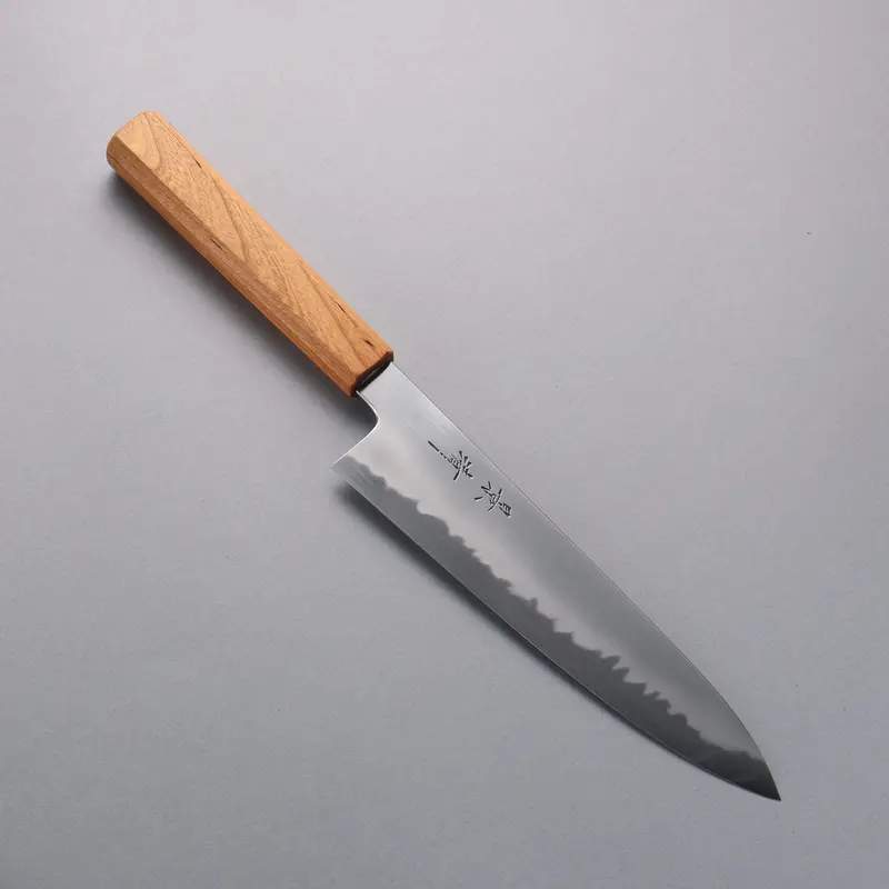 Kagekiyo White Steel #2 210Mm Gyuto Chef Knife – Handcrafted Cherry Wood Handle & Sheath 1