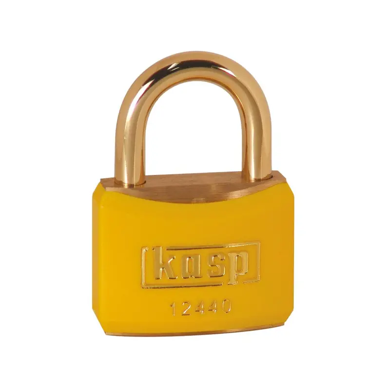 Kasp Yellow Safety Lockout Padlock (20Mm × 21Mm) 1