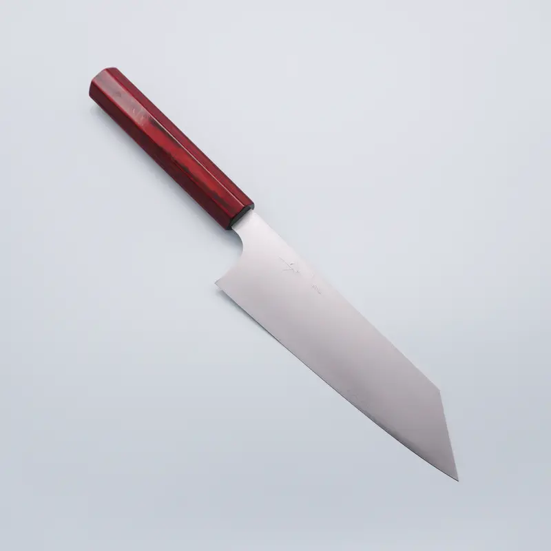 Kei Kobayashi Sg2 Damascus Bunka – 170Mm Red Lacquered Handle, All-Purpose Kitchen Knife 1