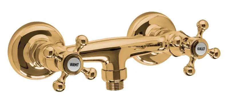 Kensington Vintage-Style Shower Mixer Tap – Solid Brass Construction 1