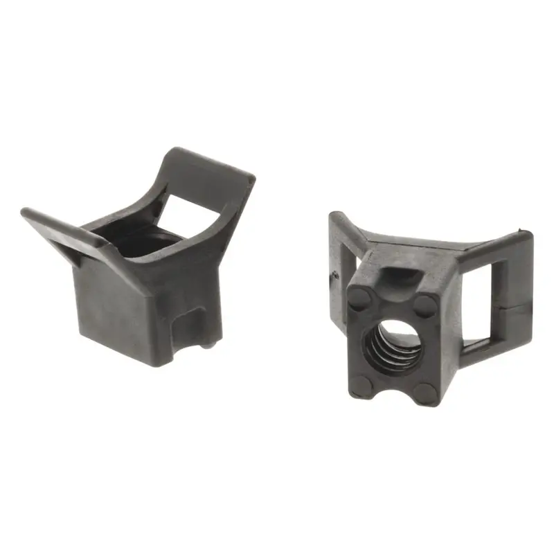 Klauke Black Screw-In Clamp Bases – 14 × 18 Mm, 100-Pack 1