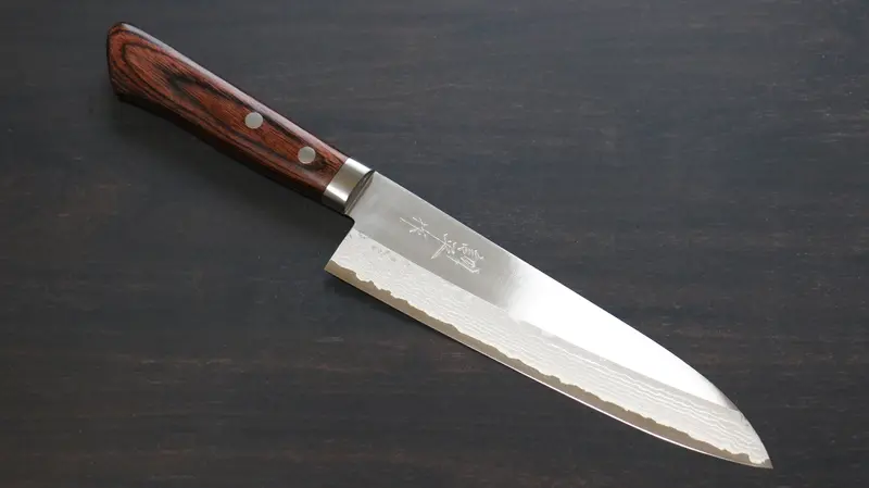 Kunihira Sairyu Vg10 Migaki Damascus Gyuto – 180Mm Mahogany Handle 1