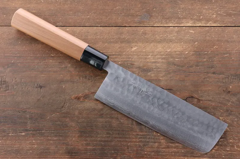 Kunihira Tanryu Vg-1 Damascus Nakiri – 165Mm Walnut Handle 1