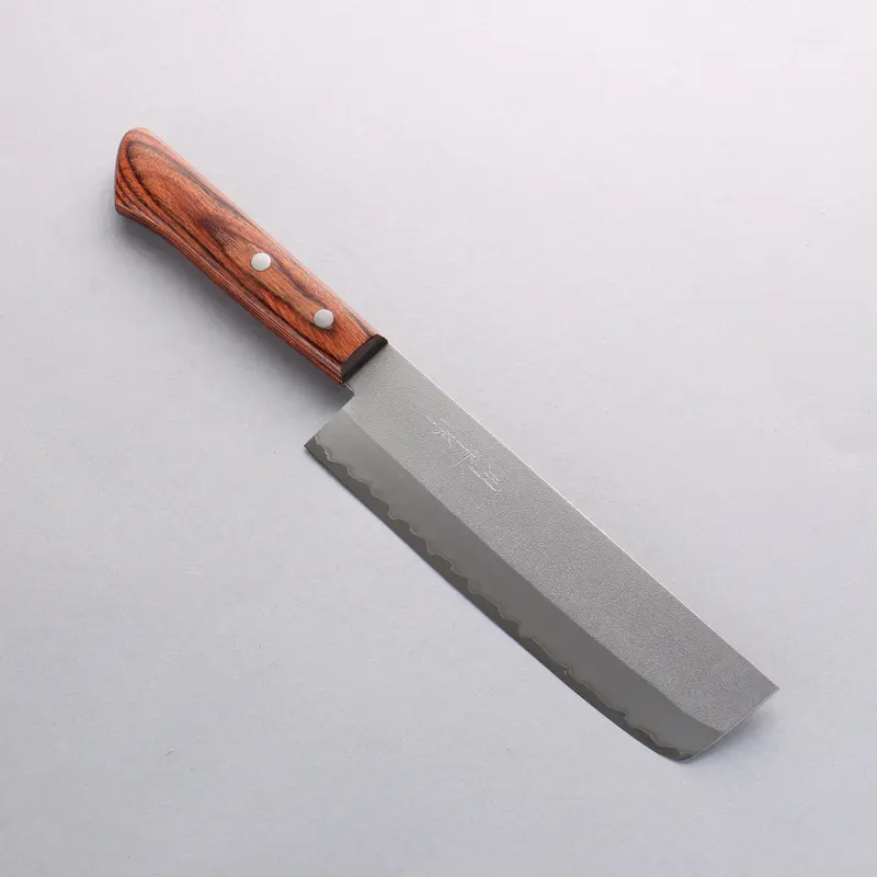 Kunihira Vg1 Nashiji Usuba Knife – 165Mm Traditional Japanese Vegetable Blade & Mahogany Handle 1