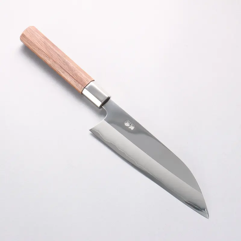 Kurotori 180Mm Funayuki Knife – Silver Steel #3 Migaki-Finished Blade, Natural Walnut Handle 1