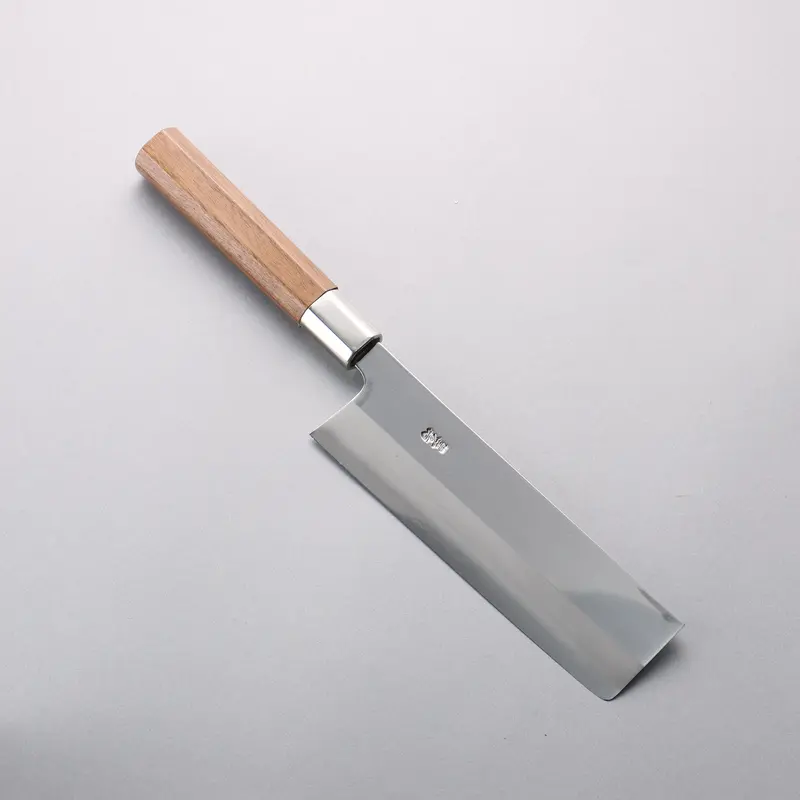Kurotori Silver Steel #3 Migaki Nakiri 170Mm – Walnut Handle 1