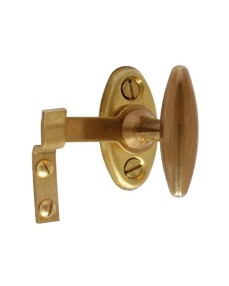 Låsbolaget 676 Cabinet And Window Knob In Solid Brass 1