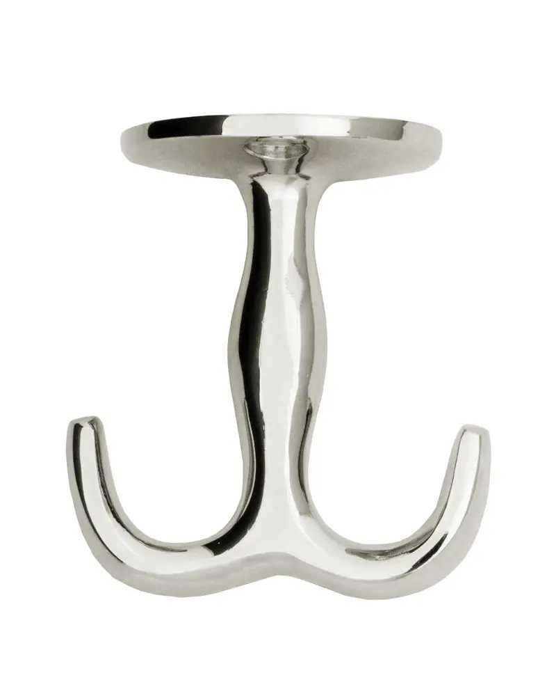 Låsfabriken No. 191 Anchor Hook – Nickel-Plated Scandinavian Design 1