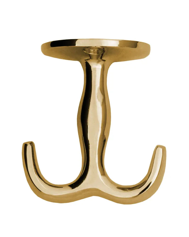Låsfabriken No. 191 Anchor Hook – Solid Brass Heritage Hardware 1