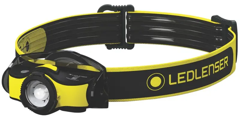 Ledlenser Ih5R Rechargeable Headlamp – 400 Lumens, Black/Yellow 1