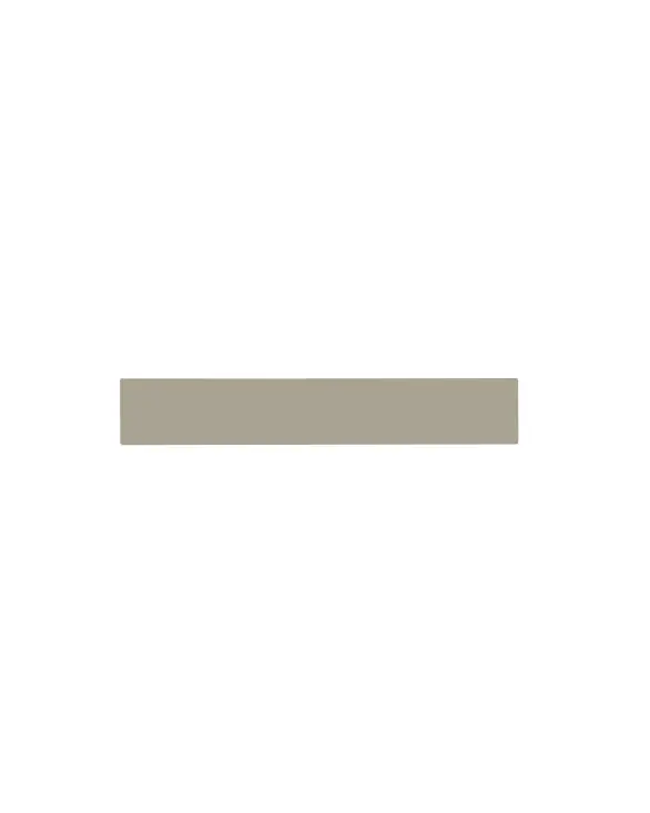 Light Gray Rectangular Clay Paver – 2.5 X 15 Cm 1